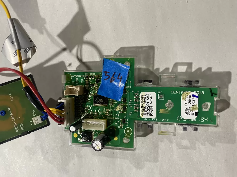 GE 234D2618G001 WE04X27284 Dryer Control Board AZ194394 | BK564