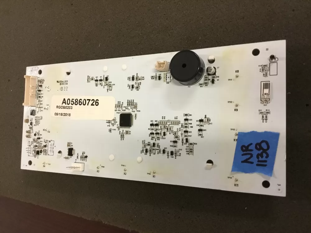 Frigidaire A05860726/A Refrigerator Control Board Display AZ89503 | NR1138