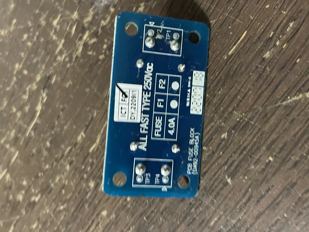 Samsung 111202 DA92-00945A PS12591264 Refrigerator Control Board Fuse Block