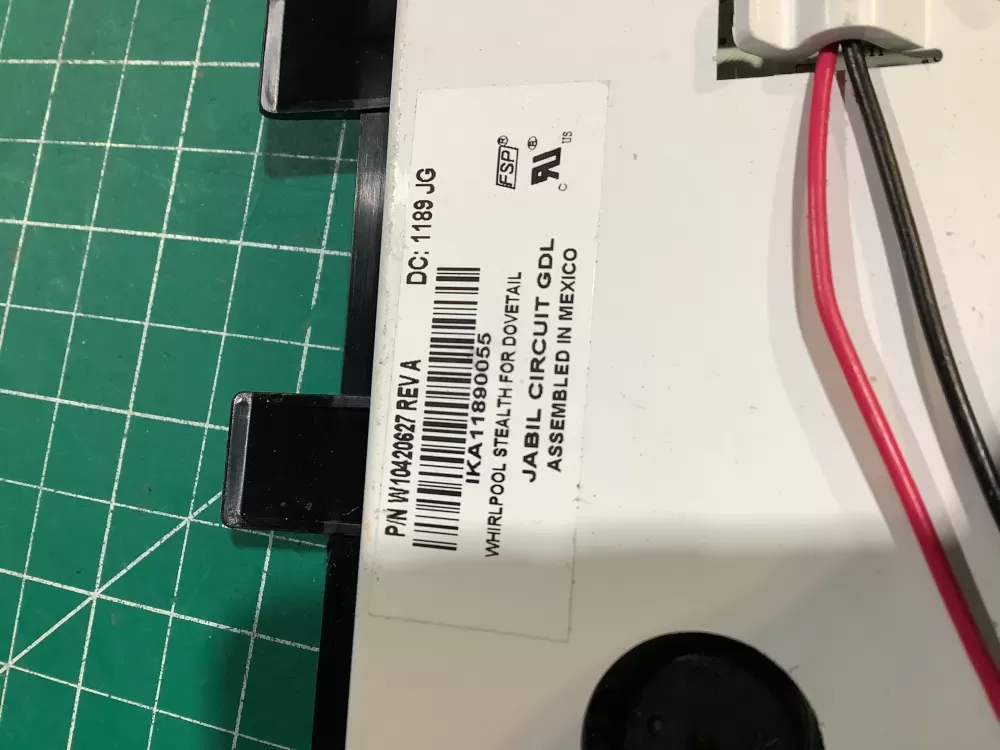 Whirlpool W10276229 Refrigerator Control Board Ikea Dispenser AZ165634 | NR2554