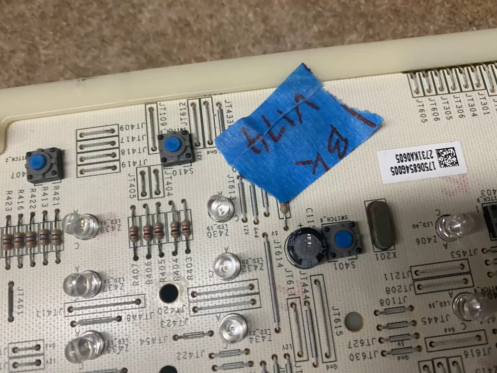 GE 175D6854G007 175D6854G005 175D6854G004 Washer Control Board AZ7981 | BKV174