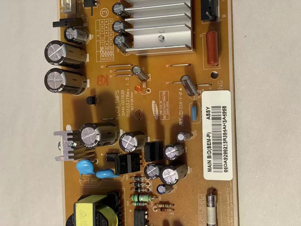 Samsung DA92 00215R Refrigerator Control Board Inverter AZ198284 | KM2733