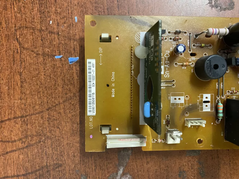 GE Microwave Control Board V08012506115 AZ98511 | BK1408