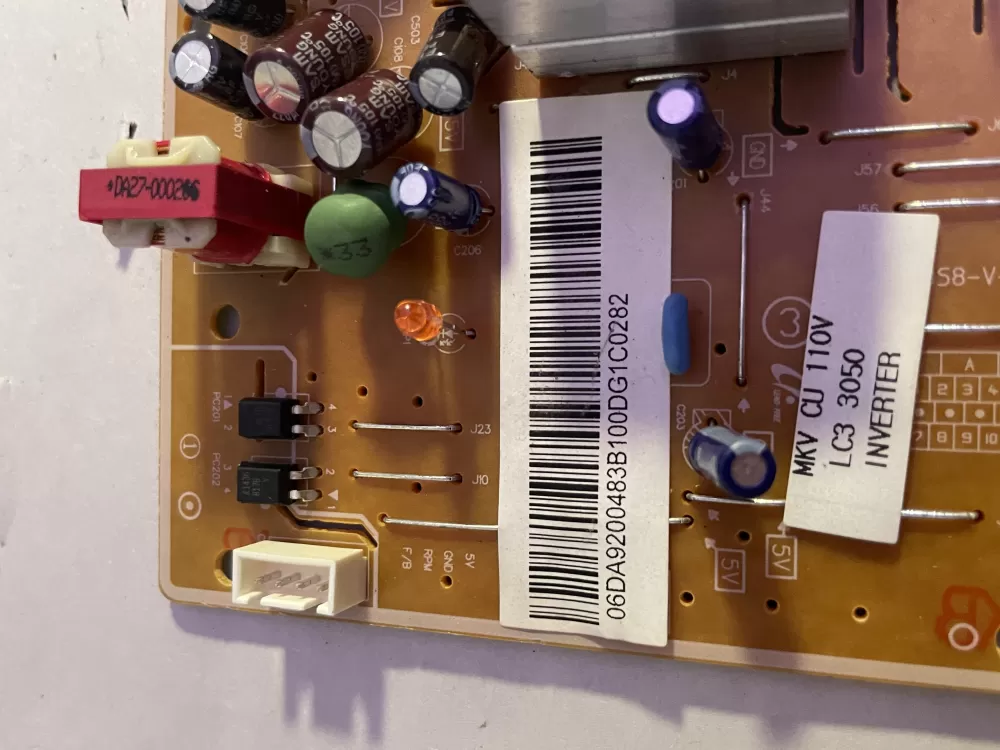 Samsung DA92-00483B Refrigerator Control Board Inverter AZ195826 | Wm1091