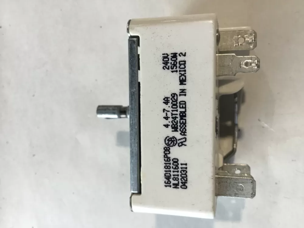 GE  Hotpoint  General Electric WB24T10025  164D1816P012  769692  AH236750  AP2024072  EAP236750  PD00001118  PS236750  WB24T10029  164D1816P008  769696  AH236754  AP2024076  EA236754  EAP236754  PD00008555  PS236754 Range Switch Infinite