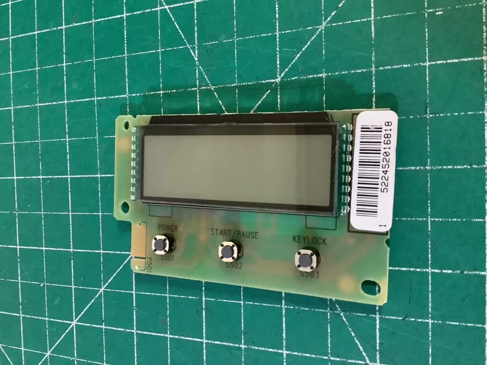 Fisher & Paykel  522452016818  522437-B 522437 Dishwasher Display Control Module