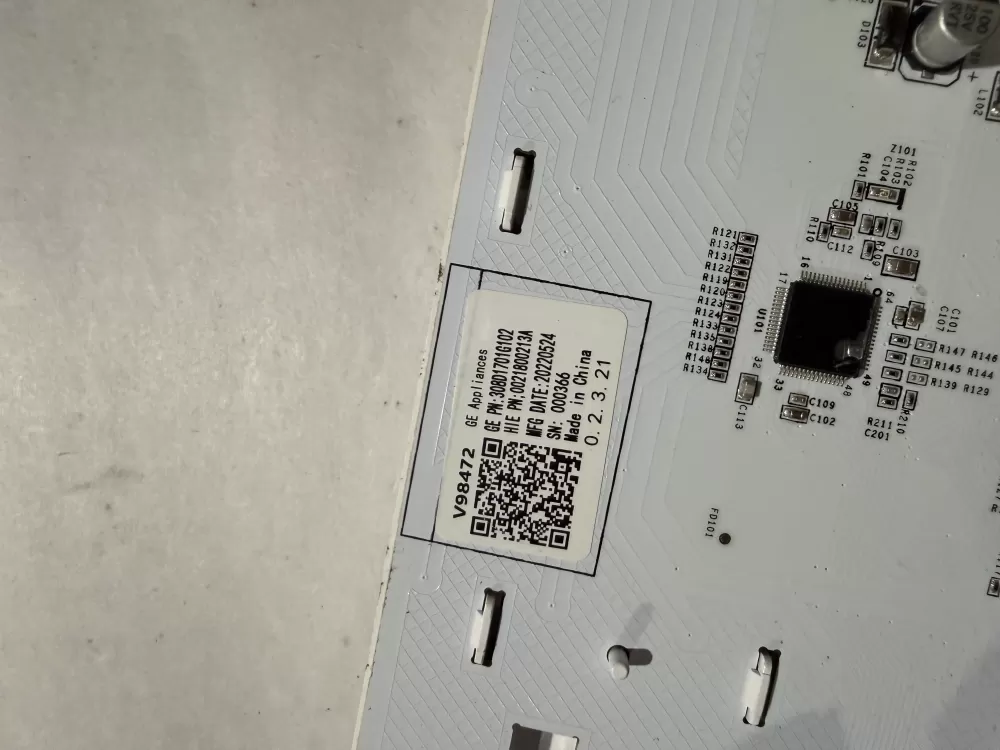 GE 308D1701G102 Washer Control Board UI Panel AZ225741 | KMV620