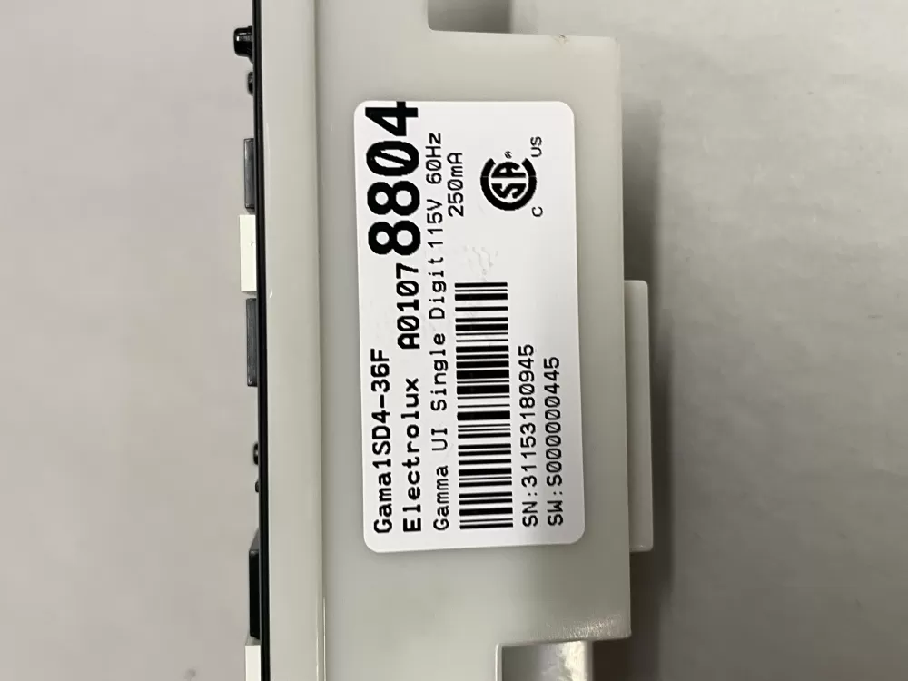 Frigidaire A01078804 242207704 Refrigerator UI Control Board AZ212643 | Wm1227