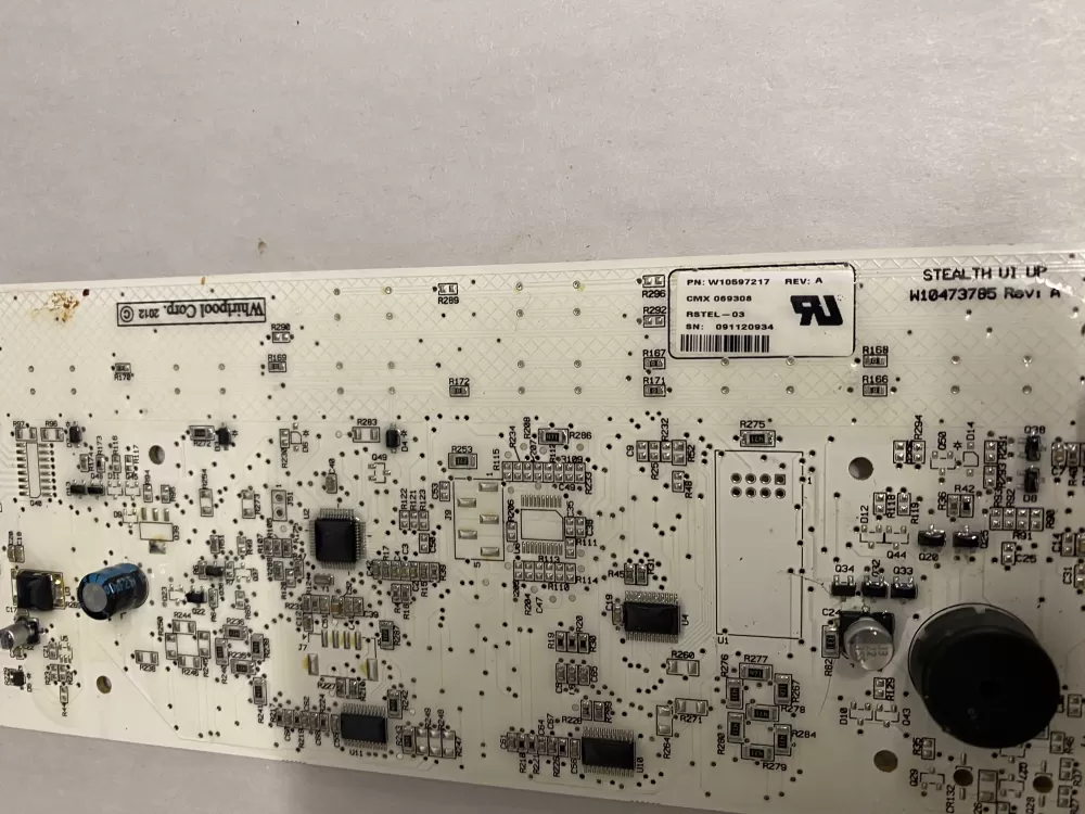 Whirlpool W10597217 Refrigerator Dispenser Control Board AZ213900 | BK1732