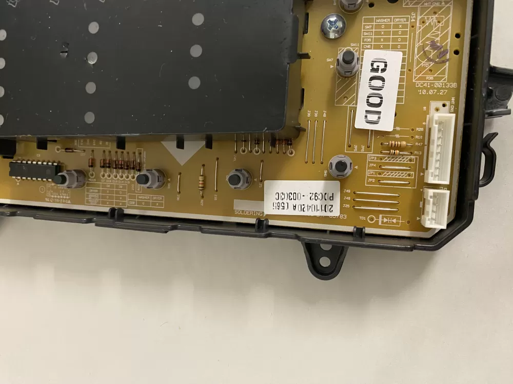 Samsung PDC92 00303C Washer Control Board User Interface AZ202476 | BKV899