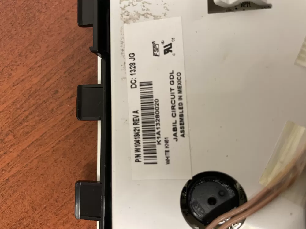 Whirlpool W10418421 Refrigerator Control Board Dispenser AZ52805 | Wm1925