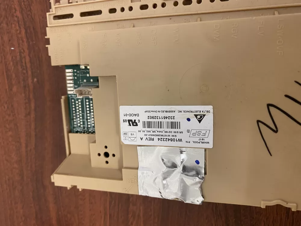 KitchenAid W10707999 W10796287 Dishwasher Control Board AZ30214 | BK197