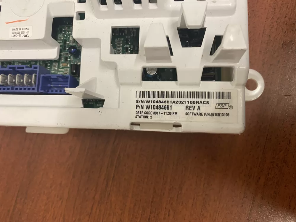 Whirlpool Amana Admiral Roper W10484681 Washer Control Board AZ40795 | BK1710