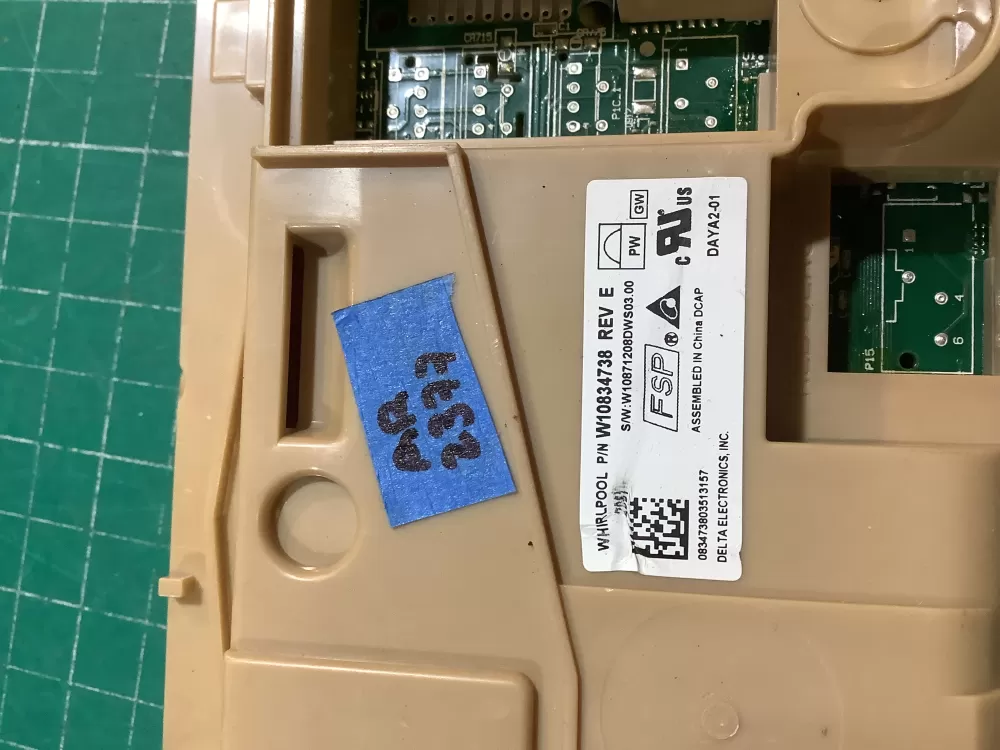 Whirlpool W10834738 W10876147 Dishwasher Control Board AZ232414 | AR2377