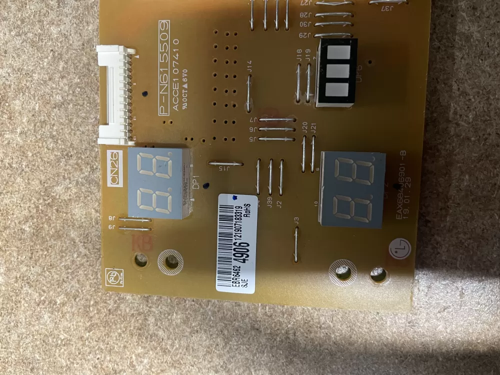 LG EBR64624906 Range Control Board AZ6895 | KM1536