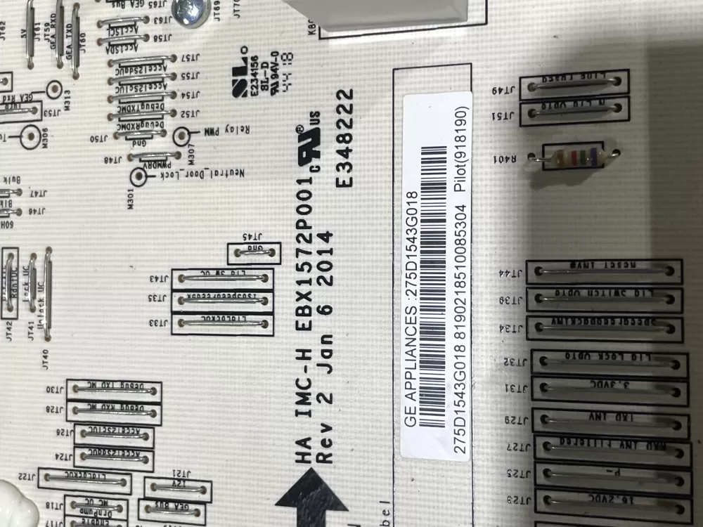 GE 275D1543G018 Washer Control Board AZ87755 | Wmv574