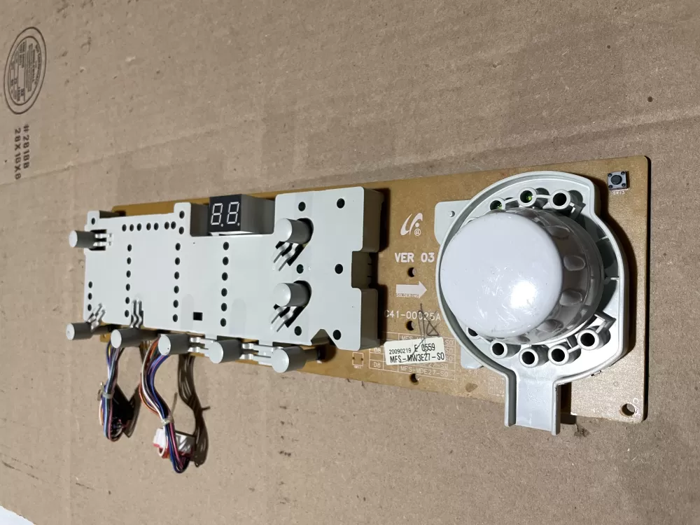 Maytag DC41-00026A BHCEY7A0055 06FMW3E2700 DC41-00025A Dryer UI Control Board