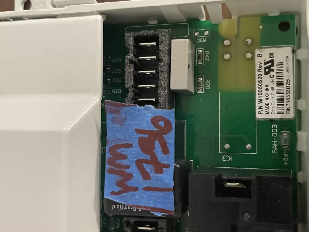 Whirlpool Maytag Kenmore W10111606 6105034 Dryer Control Board AZ42441 | Wm1736