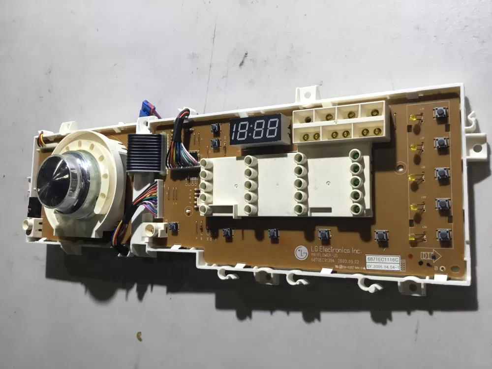 LG 6870EC9139A 6871EC1116C Washer Control Board AZ38382 | NRV378