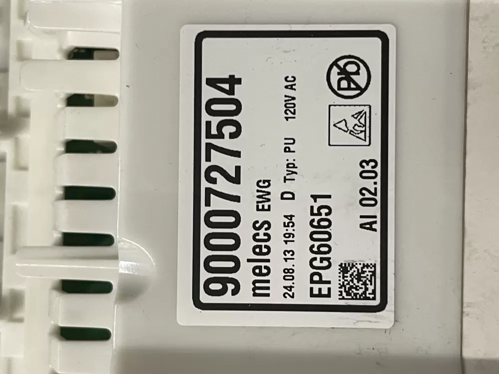 Bosch EPG60651 9000727504 00656302 AZ7031 1655WM Dishwasher Control Board 