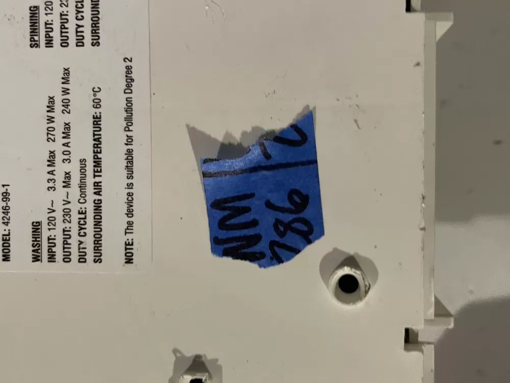 Frigidaire Kenmore Washer Control Board Main 4246-99-1 AZ32578 | Wm286