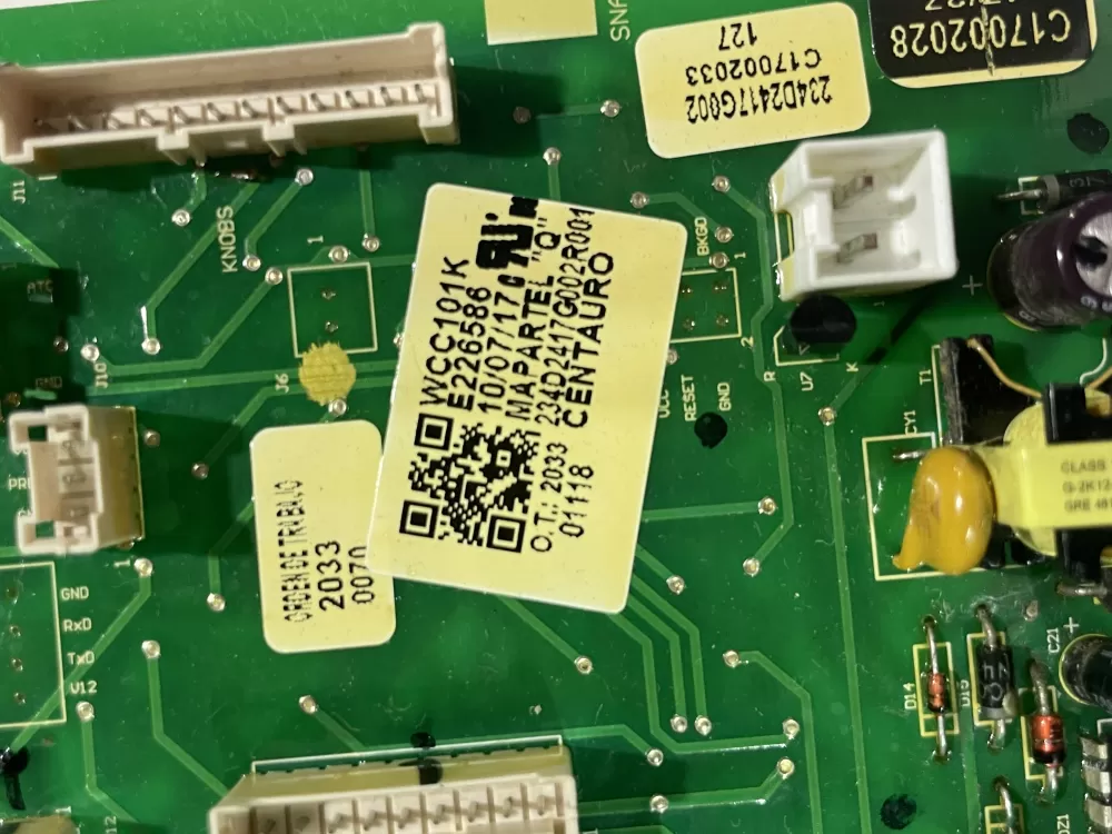 GE Kenmore WH12X20274 E226586 Washer Control Board AZ152296 | Wm916
