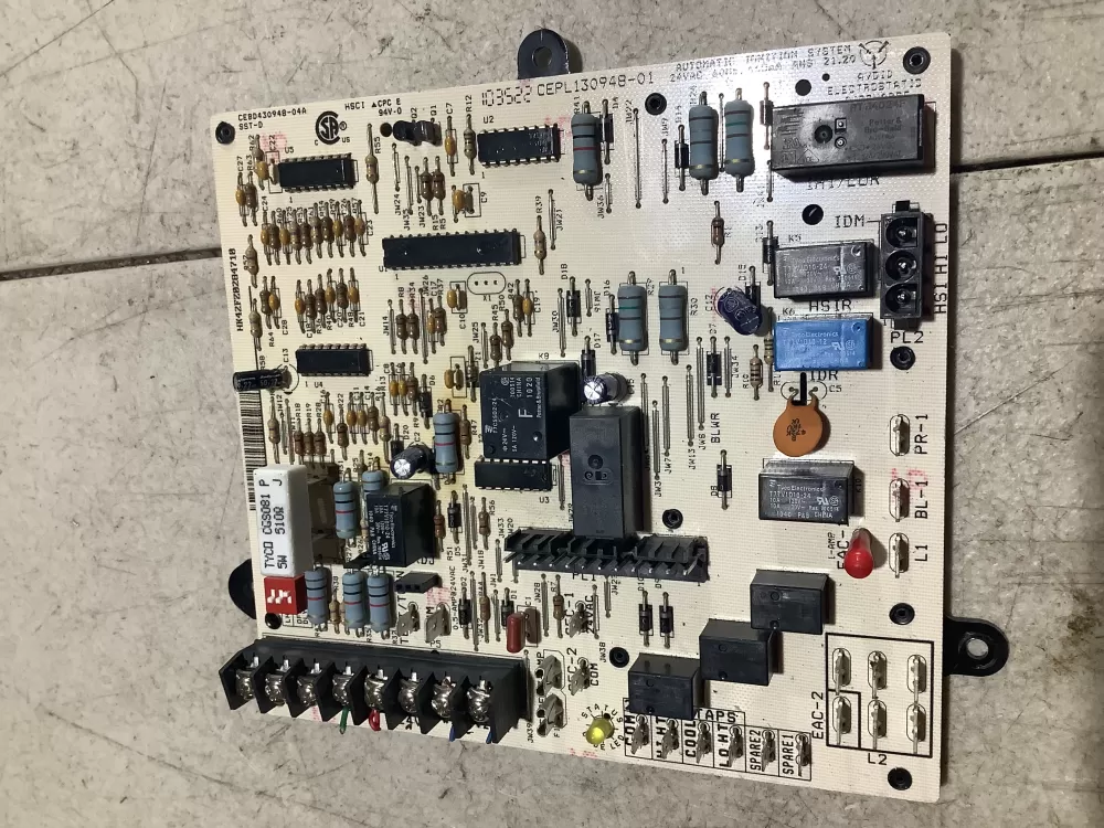 Carrier  Bryant CEPL130948-01 Furnace Control Board Circuit