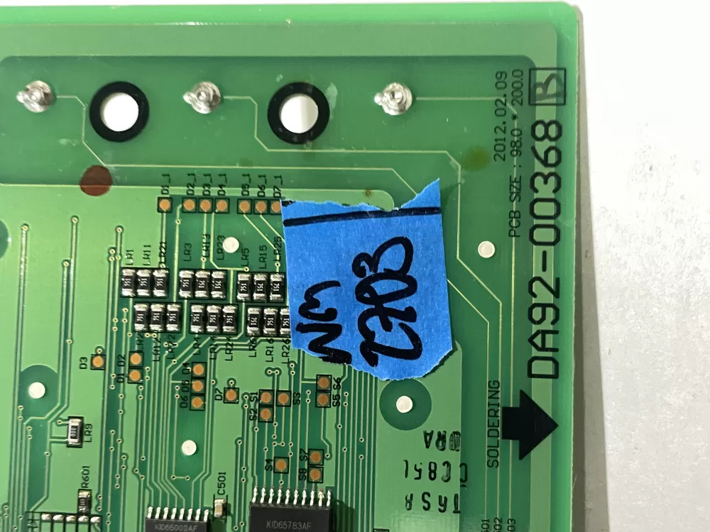 Samsung DA92-00368B DA92-00368 B Refrigerator Control Board Dispenser