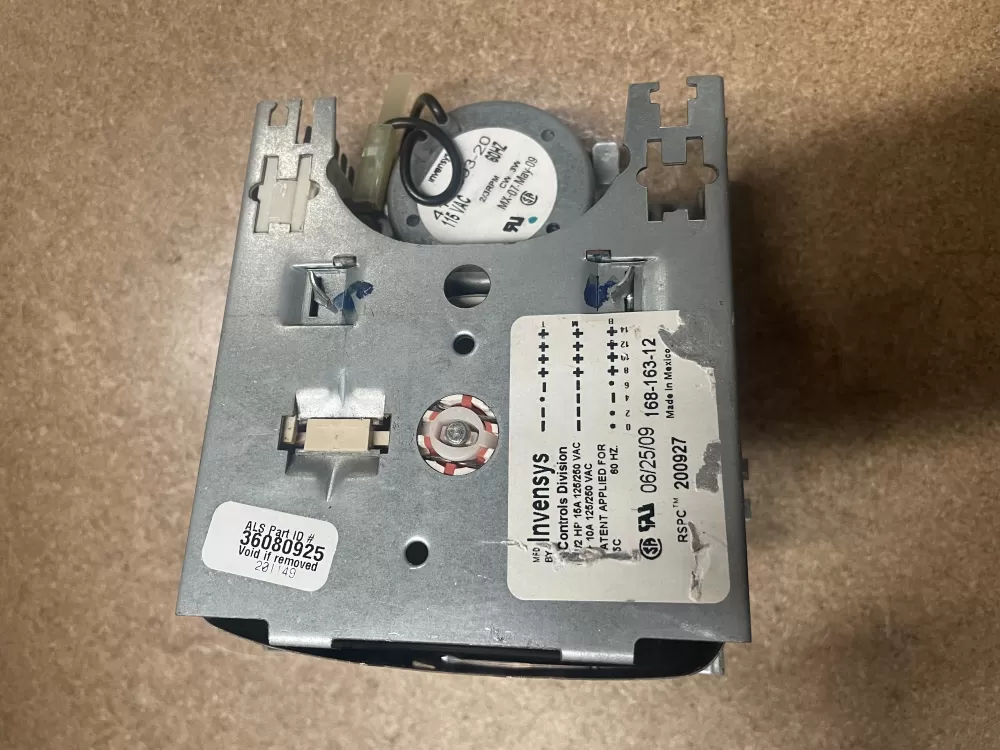 SpeedQueen 168-163-12 1156611 200927 200927P Washer Timer AZ11006 | KM1544