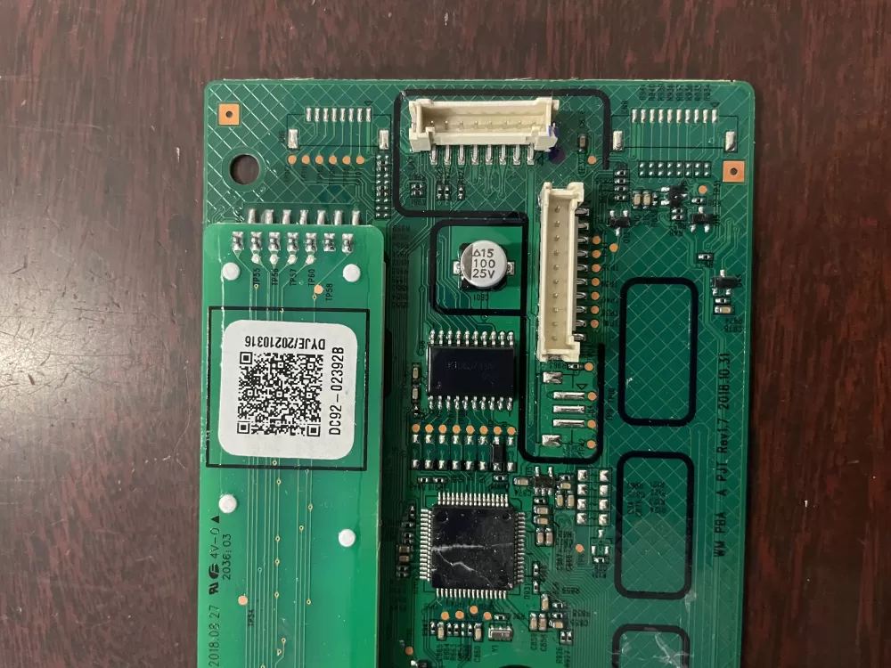 Samsung DC92-02392B Washer Display Control Board AZ45798 | KM218