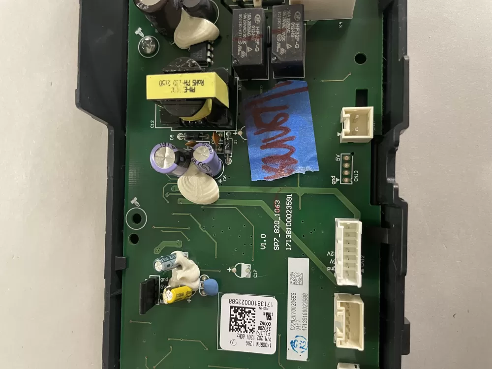 Midea 17138100023588 Washer UI Control Board AZ108174 | KMV67
