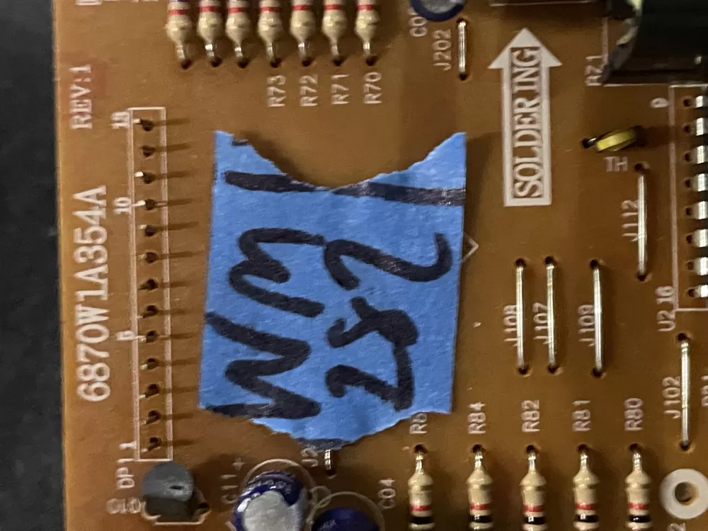 Maytag Kenmore 6870W1A354A Microwave Control AZ28085 | WM282