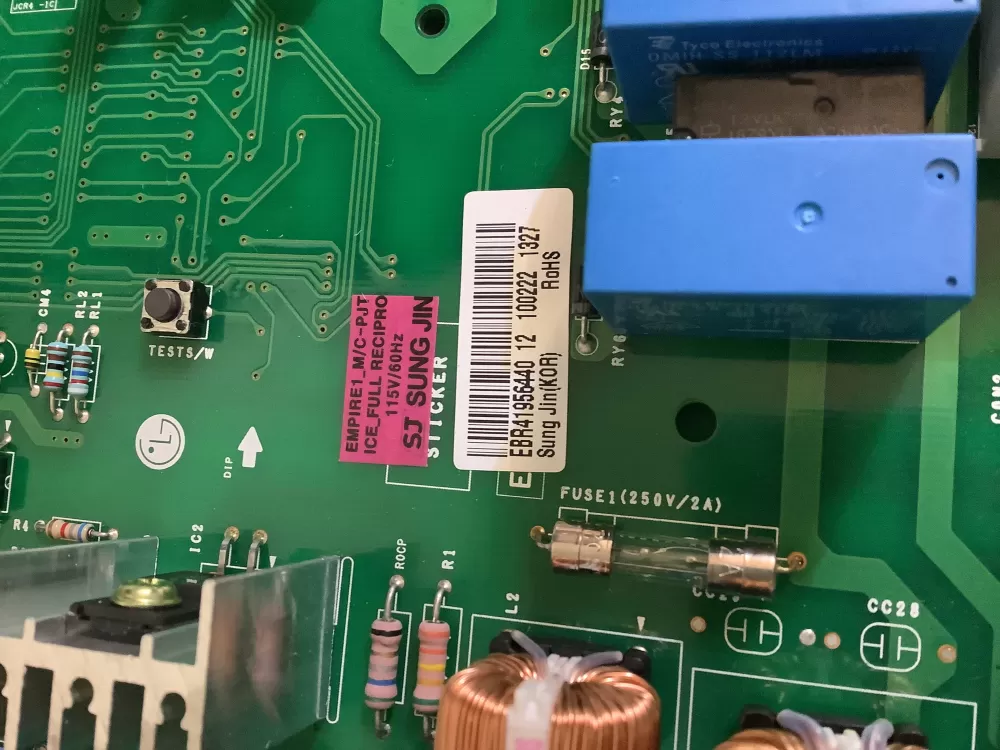 LG EBR41956435 EBR41956440 Refrigerator Control Board AZ173343 | NR2617