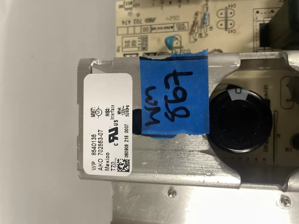 Whirlpool 8540135 8540138 Washer Control Board Motor Mcu AZ232313 | Wm867