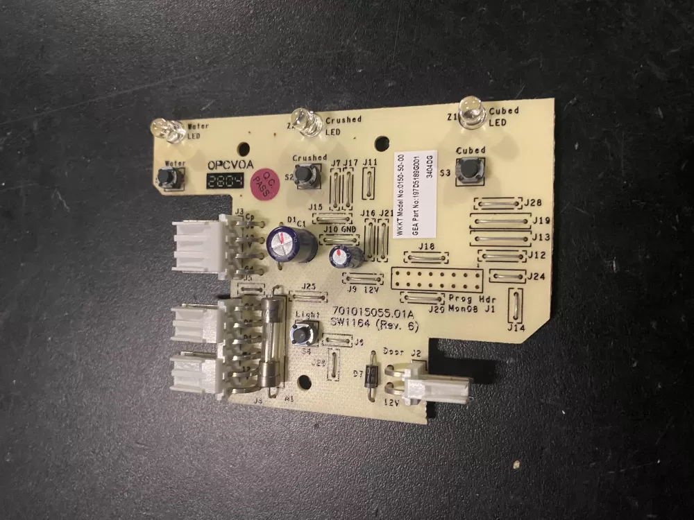 GE 197D5189G001 Refrigerator Control Board