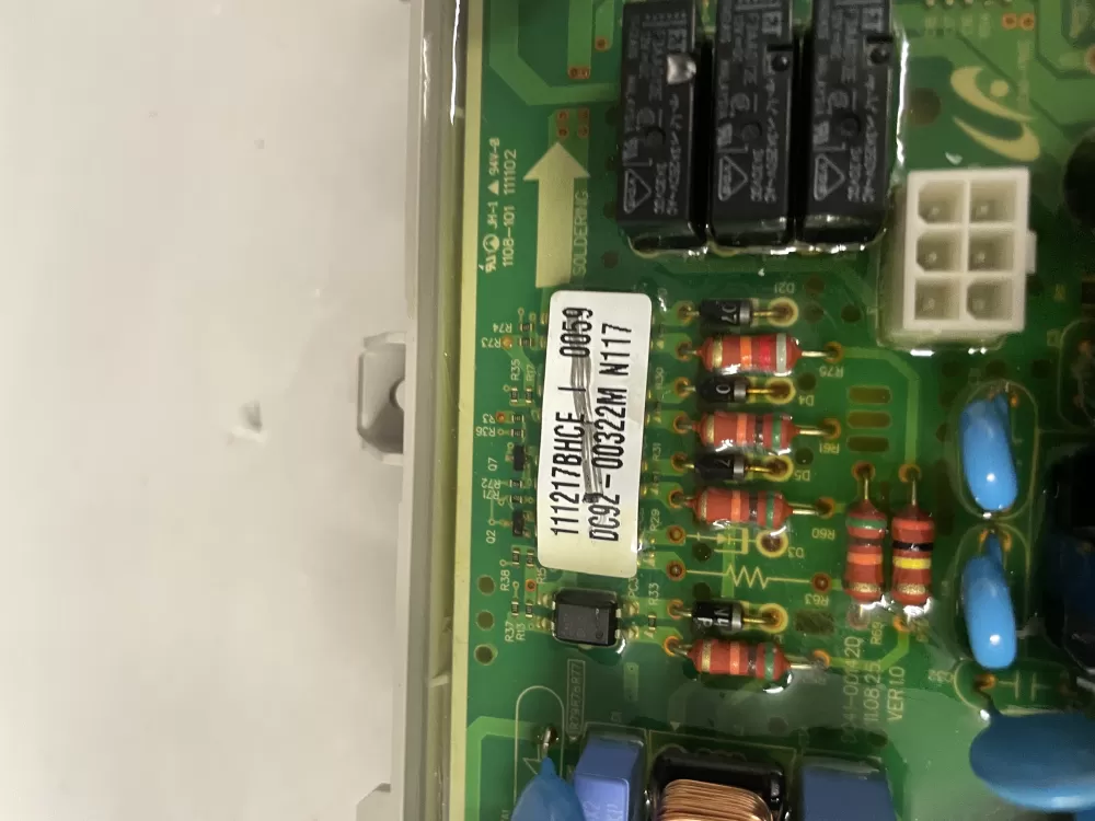 Samsung DC41-00142D Dryer Control Board AZ228706 | Wm134