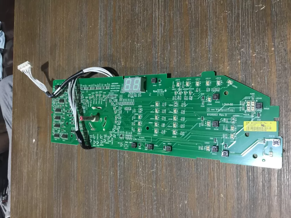 Whirlpool W10051149 WPW10051149 PS11748073 Washer Control Board