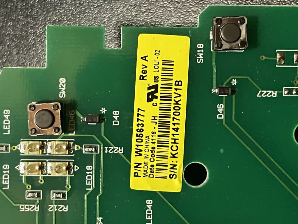 Whirlpool W10563777 Washer Control Board AZ30067 | WM947