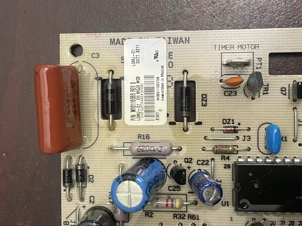 Whirlpool Kenmore W10116565 8546229 Dryer Control Board AZ92537 | KM1472