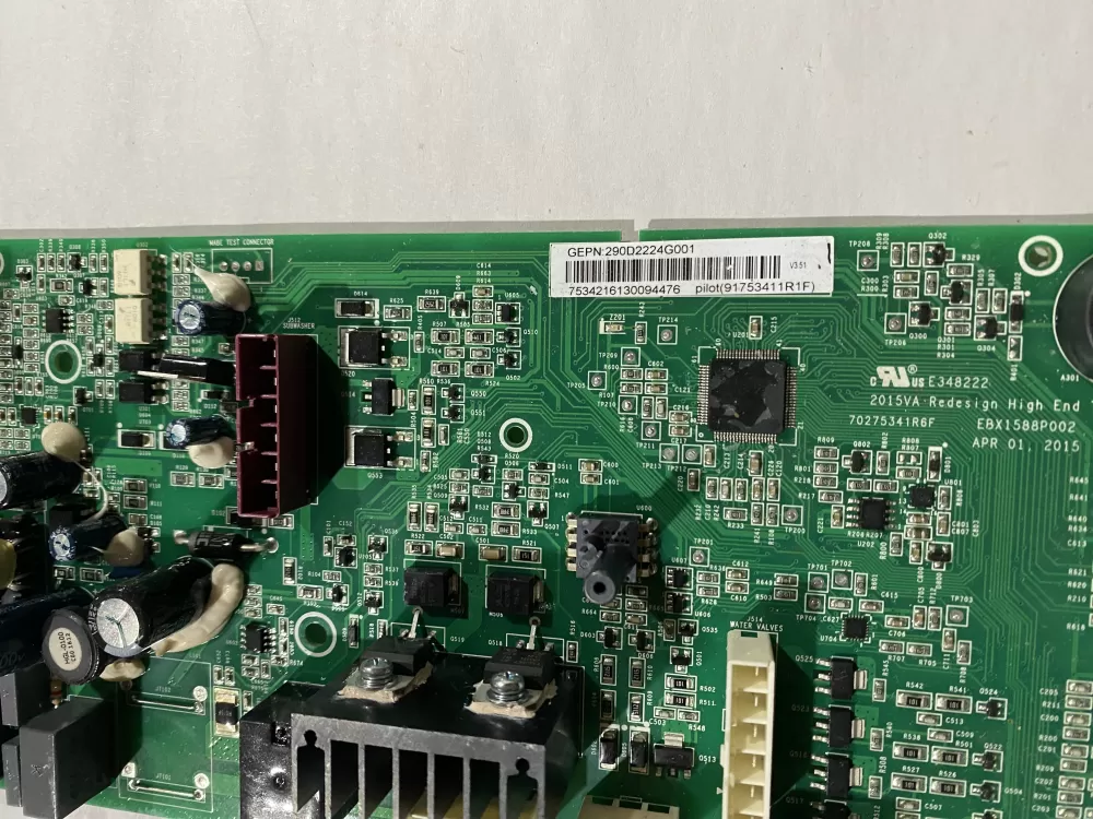 GE 290D2227G003 290D1525G002 WH18X26234 Washer Control Board AZ186310 | BK2726