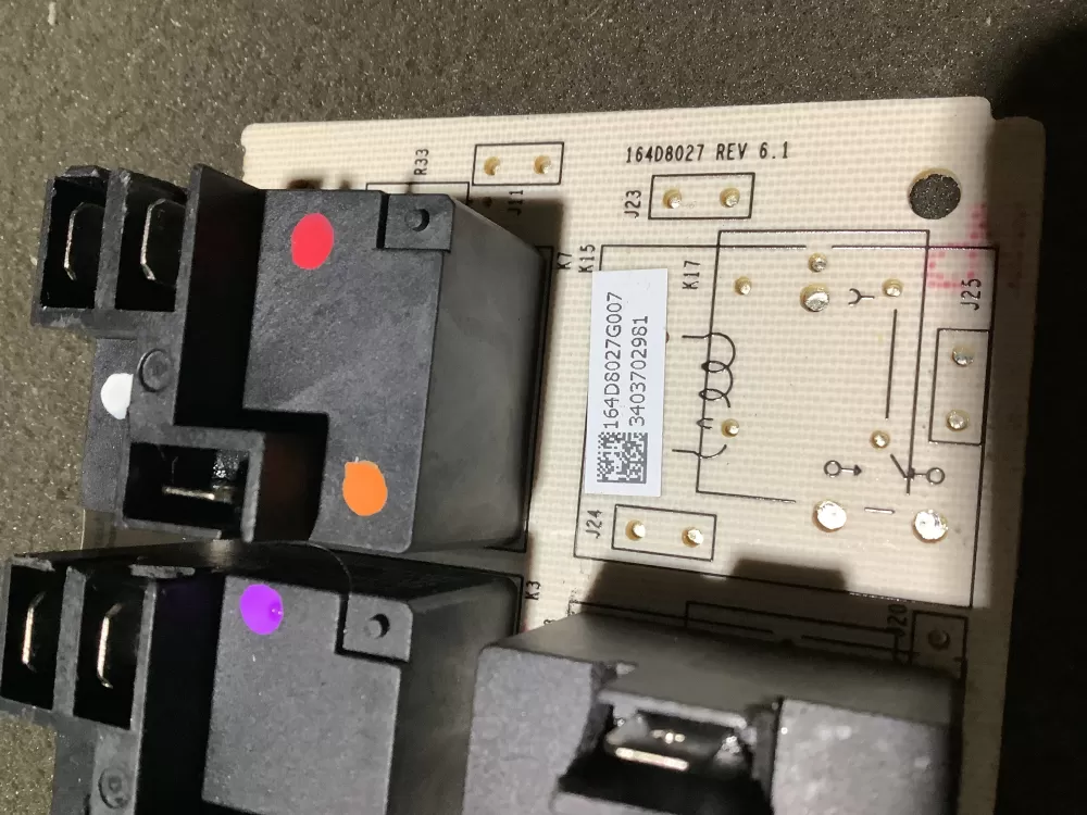 GE 164D8027G007 Wb27t11326 Range Control Board Relay AZ124708 | NR2269