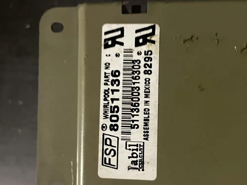 Whirlpool Kenmore KitchenAid 8051136 Dishwasher Control Board AZ28879 | WM146