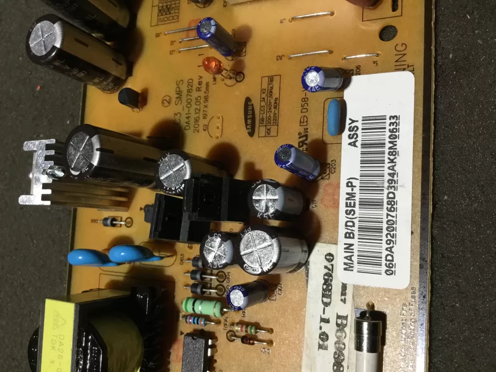 Samsung DA92 00768D Refrigerator Control Board Inverter AZ112035 | NR2121
