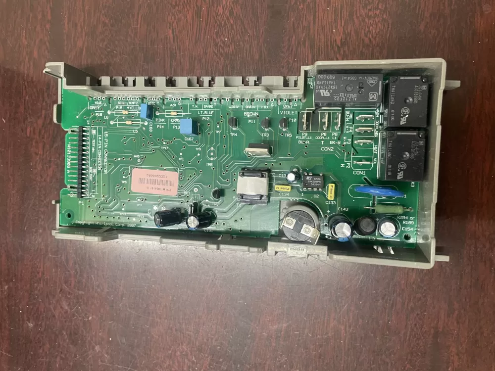 Whirlpool  Kenmore  KitchenAid  Roper  Estate WPW10084141  AP6014950  W10084141  1373167  8559824  8559825  8562996  8562996R  8562997  8562997R  8575276  8575276R  8575277  8575277R  PS11748220  W10039760  W10039770  W10076350  W10076360  W10084141R Dishwasher Control Board