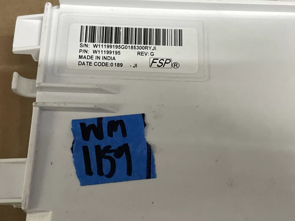 Whirlpool W11199195 Washer Control Board AZ101079 | Wm1159