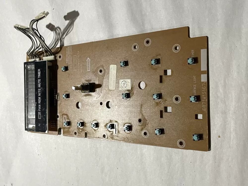LG 6871W1S167A Microwave Control board