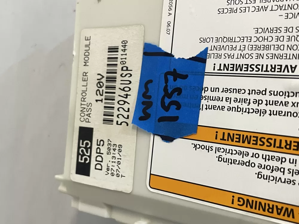 Fisher Paykel 523456 522841063227 Dishwasher Control Board AZ213720 | Wm1557