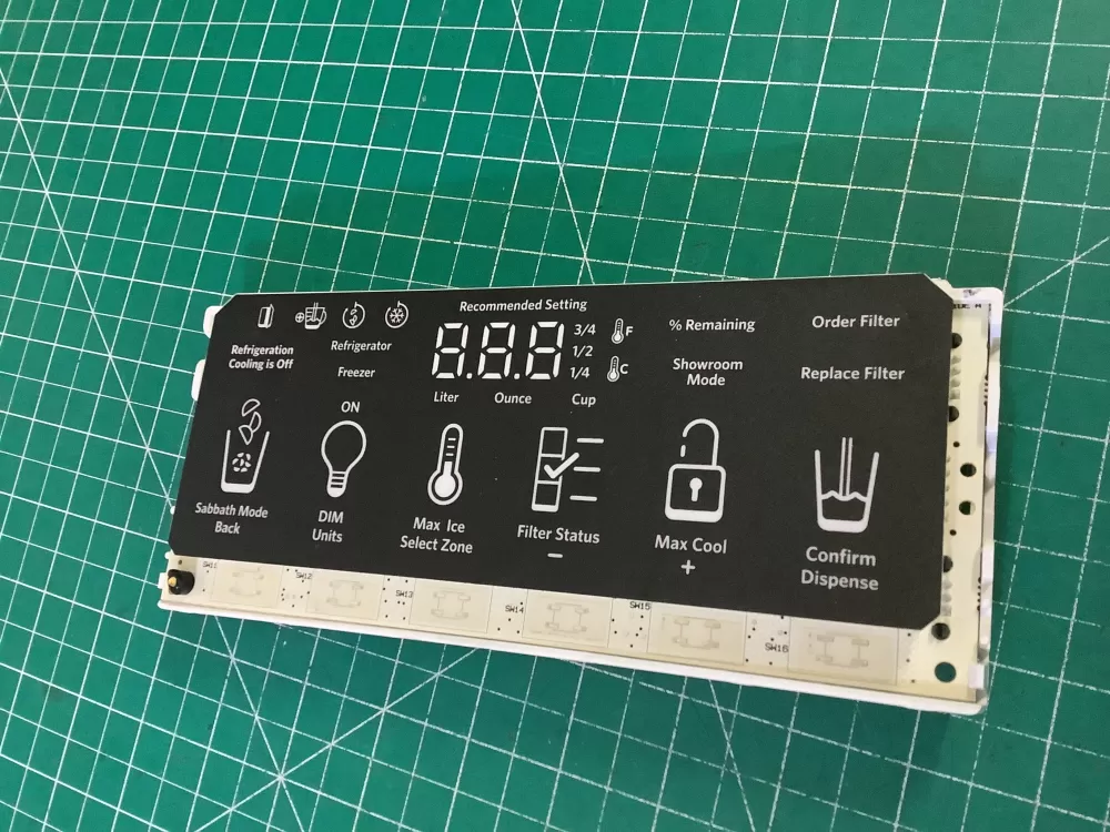 KitchenAid W10761088 W10807858 Refrigerator Control Board AZ208682 | NR1833