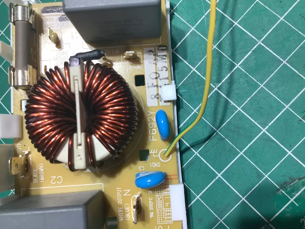 F692Y Microwave Control Board Noise Filter Fuse