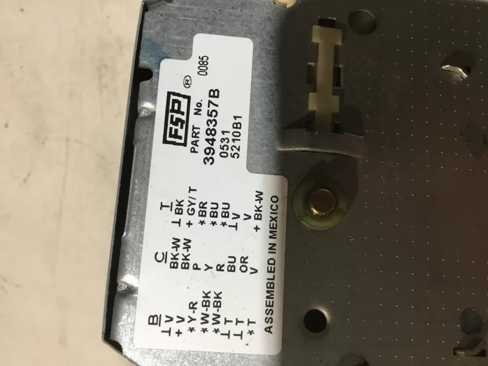 Whirlpool Kenmore Roper 3948357B Wp3948357 Washer Timer AZ49249 | NR1806